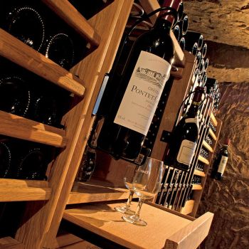 Meuble en chêne massif modulable pour cave à vin sur-mesure - Modulothèque