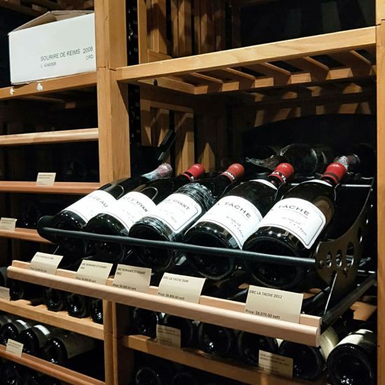 Meuble en chêne massif modulable pour cave à vin sur-mesure - Modulothèque