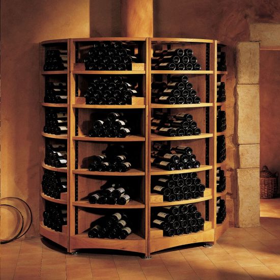 Meuble en chêne massif modulable pour cave à vin sur-mesure - Modulothèque
