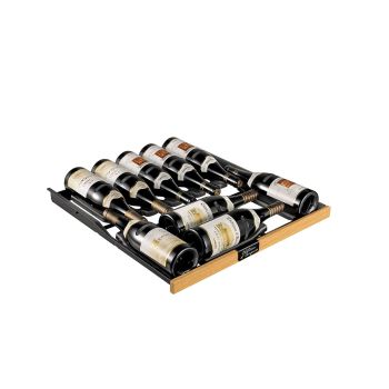 Clayette coulissante Revelation façade chêne clair - 12 bouteilles