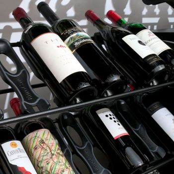 Système de rangement modulable en acier pour cave à vin  - Modulosteel