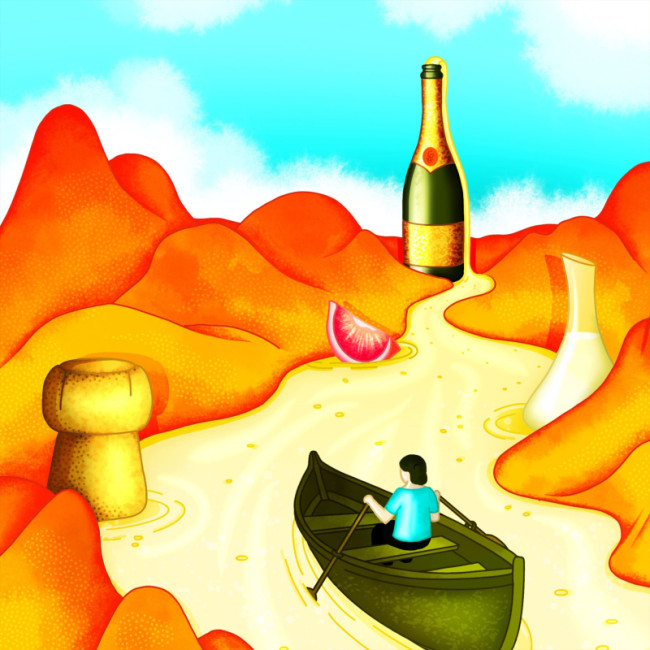 5 anecdotes effervescentes par Seika Hosokawa, Japon & France - Illustration Romane Laurière