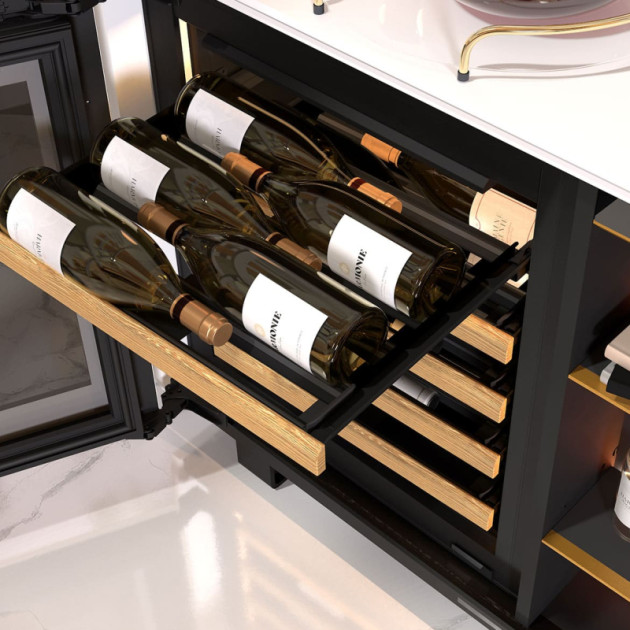 Clayette choix du coloris façade de l’étagère chêne naturel