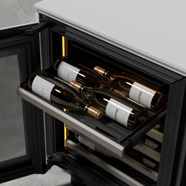 Clayette choix du coloris façade de l’étagère champagne