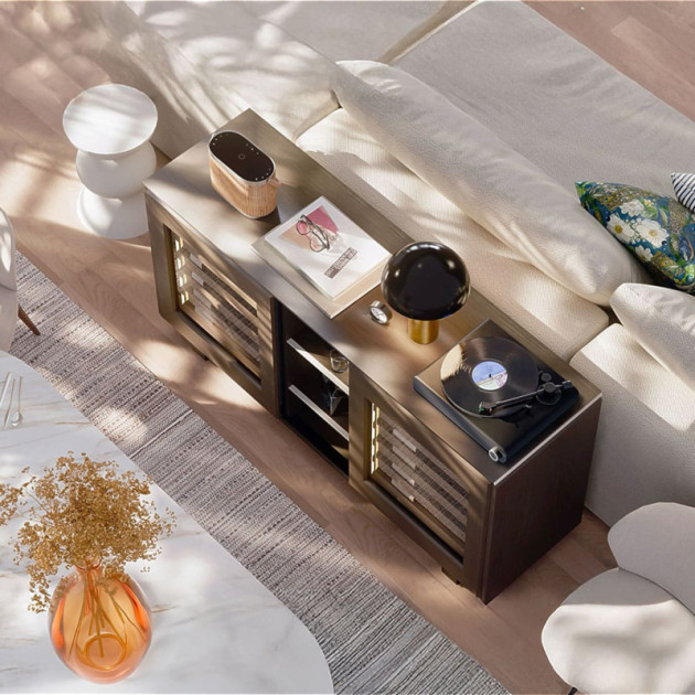 Aucun compromis entre la sophistication de votre architecture d'intérieure et le côté pratique envie d'avoir votre vin toujours à portée de main dans vos pièce de vie prêt à servir.