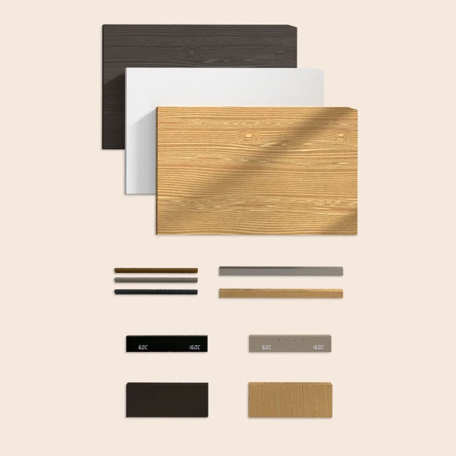 Configurez votre cave à vin de service Harmonie jusque dans les petits détails pour l'accorder avec style à votre décoration d'intérieure de votre salon sans compromis.