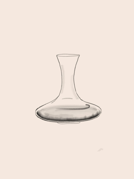 IIlustration carafe à decanter - Magazine vin EuroCave