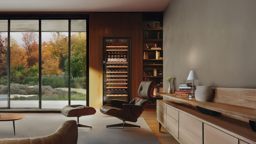 Cave a vin Pure grande taille salon design detente et chalereux Eurocave