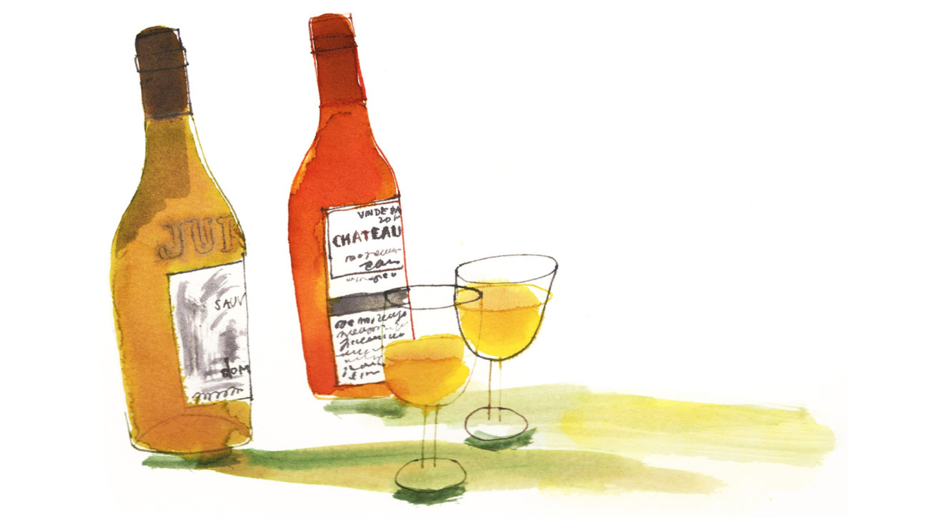 Vins du Jura  - Illustration de Rebecca Bradley